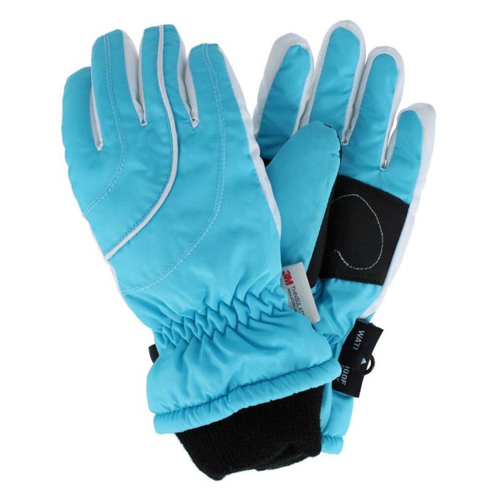 Grand Sierra Girl's 4-6 Waterproof Taffeta Winter Ski Gloves